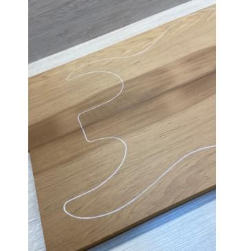 Ольха Печёная 180 гр заготовка корпуса Смешанный АА 39.5х158-155х520 мм, 451 кг/м3, 2 шт (АКЦИЯ)-4