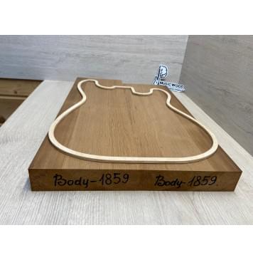 Ольха Печёная 180 гр заготовка корпуса Смешанный АА 43.5х167х530-490 мм, 449 кг/м3, 2 шт-2