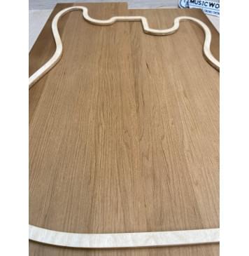 Ольха Печёная 180 гр заготовка корпуса Смешанный АА 43.5х167х530-490 мм, 449 кг/м3, 2 шт-3