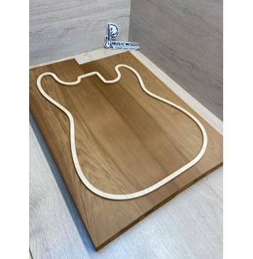 Ольха Печёная 180 гр заготовка корпуса Смешанный ААА 39х195х540-500 мм, 471 кг/м3, 2 шт-1