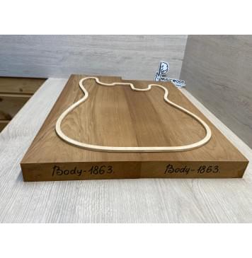 Ольха Печёная 180 гр заготовка корпуса Смешанный ААА 39х195х540-500 мм, 471 кг/м3, 2 шт-2