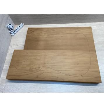 Ольха Печёная 180 гр заготовка корпуса Смешанный АА 41х190х525-460 мм, 413 кг/м3, 2 шт-0