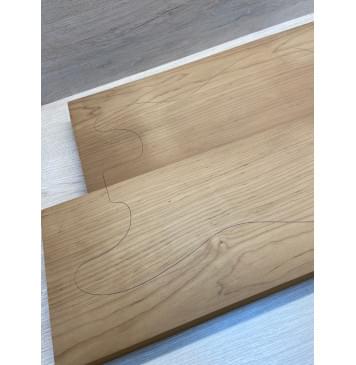 Ольха Печёная 180 гр заготовка корпуса Смешанный АА 41х190х525-460 мм, 413 кг/м3, 2 шт-4