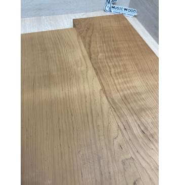 Ольха Волнистая Печёная 180 гр заготовка корпуса Смешанный ААА Волна А 40.5х189х525-470 мм, 426 кг/м3, 2 шт-7