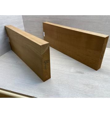 Ольха Волнистая Печёная 180 гр заготовка корпуса Смешанный ААА Волна А 40.5х189х525-470 мм, 426 кг/м3, 2 шт-12