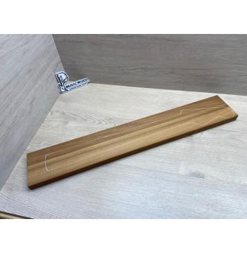 Клён Печёный 180 гр заготовка грифа для электрогитары Радиал ААА 24х(47.5-17-47.5)х710 мм - из 3х частей-1