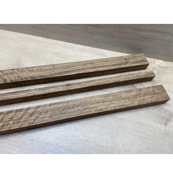 Овенгкол заготовка грифа для бас-гитары Радиал АА 29х(50-20-50)х1005 мм - из 3х частей-12