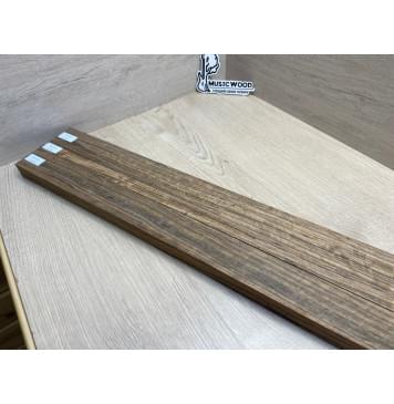 Овенгкол заготовка грифа для бас-гитары Радиал АА 29х(50-20-50)х1005 мм - из 3х частей-13