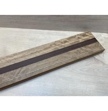 Овенгкол/Венге/Овенгкол заготовка для переклеенного грифа бас-гитары Радиал АА 27.5х(49-24-49)х1001 мм-1