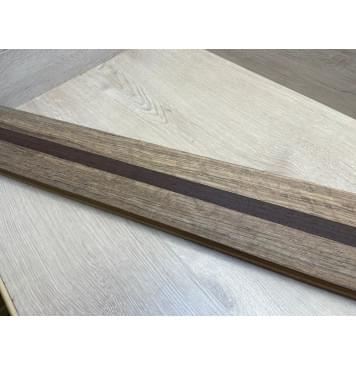 Овенгкол/Венге/Овенгкол заготовка для переклеенного грифа бас-гитары Радиал АА 27.5х(49-24-49)х1001 мм-2