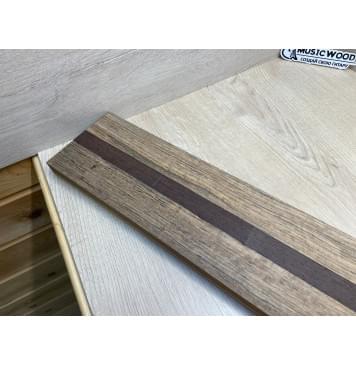 Овенгкол/Венге/Овенгкол заготовка для переклеенного грифа бас-гитары Радиал АА 27.5х(49-24-49)х1001 мм-4