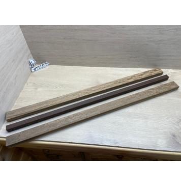 Овенгкол/Венге/Овенгкол заготовка для переклеенного грифа бас-гитары Радиал АА 27.5х(49-24-49)х1001 мм-5