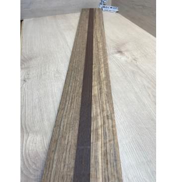 Овенгкол/Венге/Овенгкол заготовка для переклеенного грифа бас-гитары Радиал АА 27.5х(49-24-49)х1001 мм-9