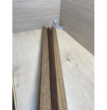 Овенгкол/Венге/Овенгкол заготовка для переклеенного грифа бас-гитары Радиал АА 27.5х(49-24-49)х1001 мм-11