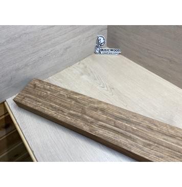 Овенгкол заготовка сквозного грифа гитары Радиал АА 47х(49.5-21-49.5)х1008 мм - из 3х частей-2