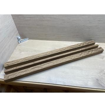 Овенгкол заготовка сквозного грифа гитары Радиал АА 47х(49.5-21-49.5)х1008 мм - из 3х частей-3