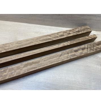 Овенгкол заготовка сквозного грифа гитары Радиал АА 47х(49.5-21-49.5)х1008 мм - из 3х частей-9