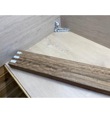 Овенгкол заготовка сквозного грифа гитары Радиал АА 47х(49.5-21-49.5)х1008 мм - из 3х частей-8