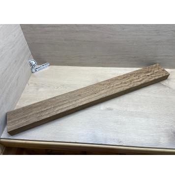 Овенгкол заготовка сквозного грифа гитары Радиал ААА 49х(48-18-48)х1010 мм - из 3х частей-0