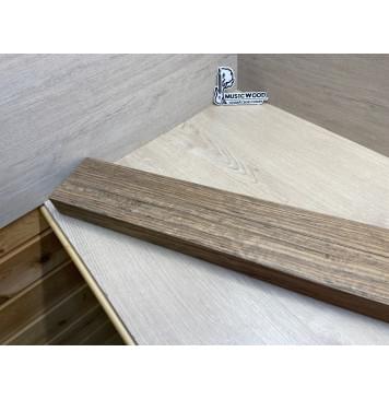 Овенгкол заготовка сквозного грифа гитары Радиал ААА 49х(48-18-48)х1010 мм - из 3х частей-2