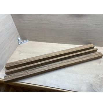 Овенгкол заготовка сквозного грифа гитары Радиал ААА 48х(50-19-50)х1003 мм - из 3х частей-3