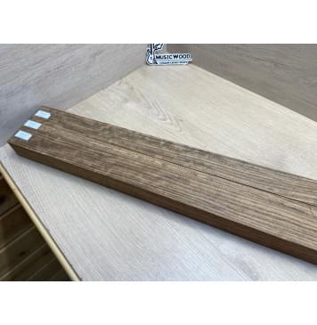 Овенгкол заготовка сквозного грифа гитары Радиал ААА 48х(50-19-50)х1003 мм - из 3х частей-10