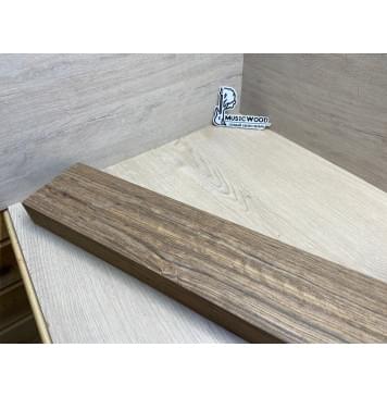 Овенгкол заготовка сквозного грифа гитары Радиал АА 48.5х(50.5-20-50.5)х1008 мм - из 3х частей-6