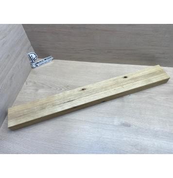 Корина Белая заготовка грифа электрогитары Радиал АА 44х(35-22-35)х780 мм - из 3х частей (Уценка-червоточины)-1