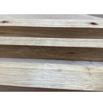 Корина Белая заготовка грифа электрогитары Радиал АА 44х(35-22-35)х780 мм - из 3х частей (Уценка-червоточины)-4