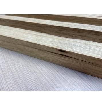 Корина Белая заготовка грифа электрогитары Радиал АА 44х(35-22-35)х780 мм - из 3х частей (Уценка-червоточины)-6