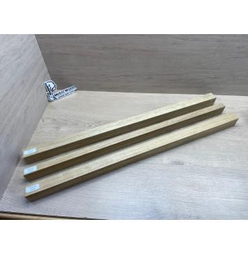 Корина Белая заготовка грифа электрогитары Радиал АА 44х(35-22-35)х780 мм - из 3х частей (Уценка-червоточины)-10