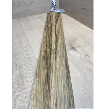 Корина Чёрная заготовка грифа электрогитары Радиал АА 22.5х(48.5-14-48.5)х740 мм - из 3х частей-7