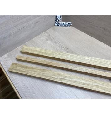 Корина Белая заготовка грифа электрогитары Смешанный ААА 24х(48-22-48)х730 мм - из 3х частей-8