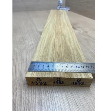 Корина Белая заготовка грифа электрогитары Смешанный ААА 24х(48-22-48)х730 мм - из 3х частей-5