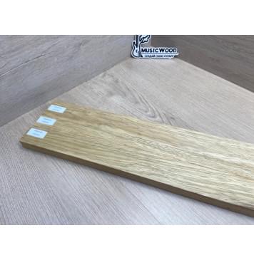 Корина Белая заготовка грифа электрогитары Смешанный ААА 24х(48-22-48)х730 мм - из 3х частей-11