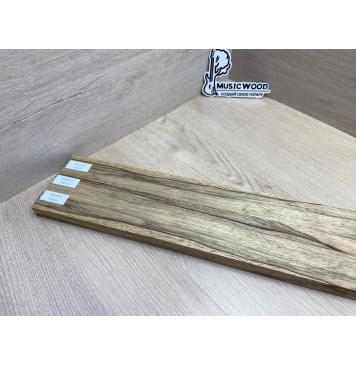 Корина Чёрная заготовка грифа электрогитары Радиал АА 21х(42-20-42)х730 мм - из 3х частей-11