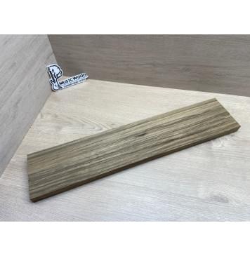 Корина Чёрная заготовка грифа безголовой гитары Радиал АА 25х(49-24-49)х595 мм - из 3х частей-0