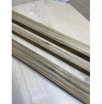 Корина Чёрная заготовка грифа безголовой гитары Радиал АА 25х(49-24-49)х595 мм - из 3х частей-3