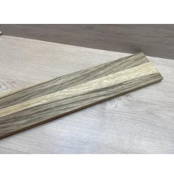 Корина Чёрная заготовка грифа электрогитары Радиал АА 22х(47.5-21-47.5)х730 мм - из 3х частей-1