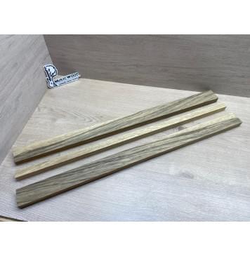 Корина Чёрная заготовка грифа электрогитары Радиал АА 22х(47.5-21-47.5)х730 мм - из 3х частей-3