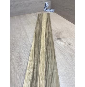 Корина Чёрная заготовка грифа электрогитары Радиал АА 22х(47.5-21-47.5)х730 мм - из 3х частей-6