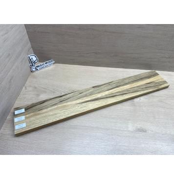 Корина Чёрная заготовка грифа электрогитары Радиал АА 22х(47.5-21-47.5)х730 мм - из 3х частей-7