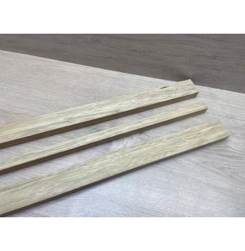 Корина Белая заготовка грифа электрогитары Смешанный ААА 22х(44-20-44)х805 мм - из 3х частей-4