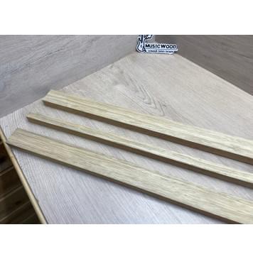 Корина Белая заготовка грифа электрогитары Смешанный ААА 22х(44-20-44)х805 мм - из 3х частей-8