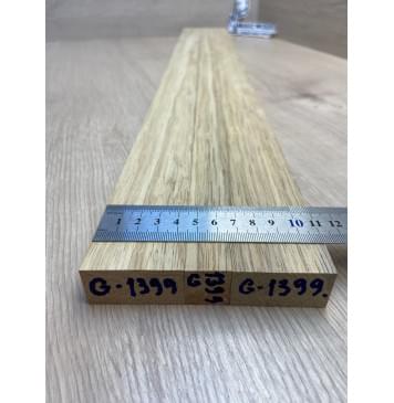 Корина Белая заготовка грифа электрогитары Смешанный ААА 22х(44-20-44)х805 мм - из 3х частей-7