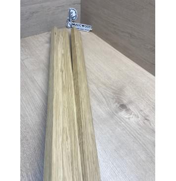 Корина Белая заготовка грифа электрогитары Смешанный ААА 22х(44-20-44)х805 мм - из 3х частей-6