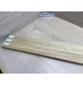 Корина Белая заготовка грифа электрогитары Смешанный ААА 22х(44-20-44)х805 мм - из 3х частей-11