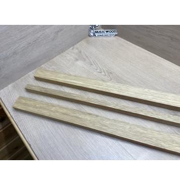 Корина Белая заготовка грифа электрогитары Радиал АА 22х(44-19-44)х785 мм - из 3х частей-9