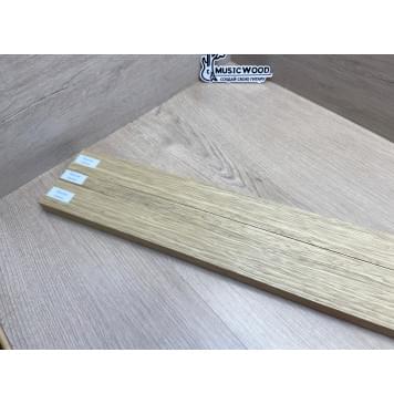 Корина Белая заготовка грифа электрогитары Радиал АА 22х(44-19-44)х785 мм - из 3х частей-11