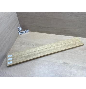 Корина Белая заготовка грифа электрогитары Смешанный ААА 22х(46-18-46)х780 мм - из 3х частей-9